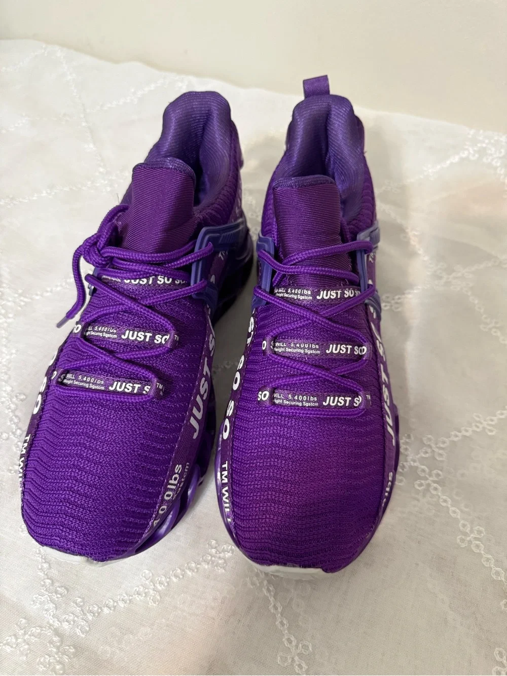 Kids Purple Athletic Sneakers - JUST SO Style